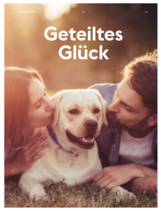 Die erste Seite des DOGS-Artikels "Geteiltes Glück" von Kinga Rybinska