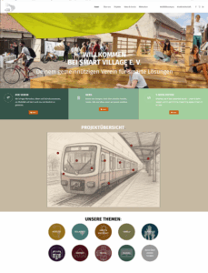 Webseitenrelaunch für Smart Village e. V.: Konzeption und Erstellung in Wordpress